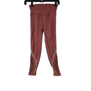 Free People Movement The Essence High Waist Leggings‎ Washed Sienna Women's XS/S